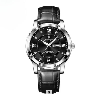POEDAGAR Man Watch Quartz
