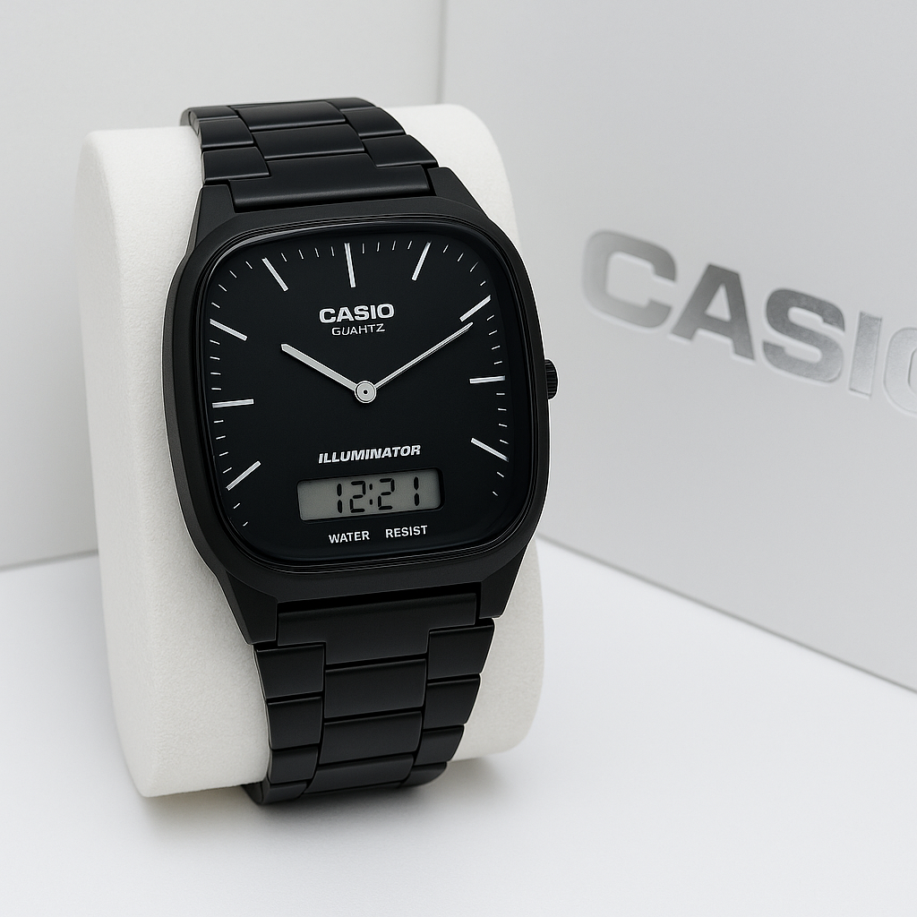 Casio Minimalist Square-Dial Watch